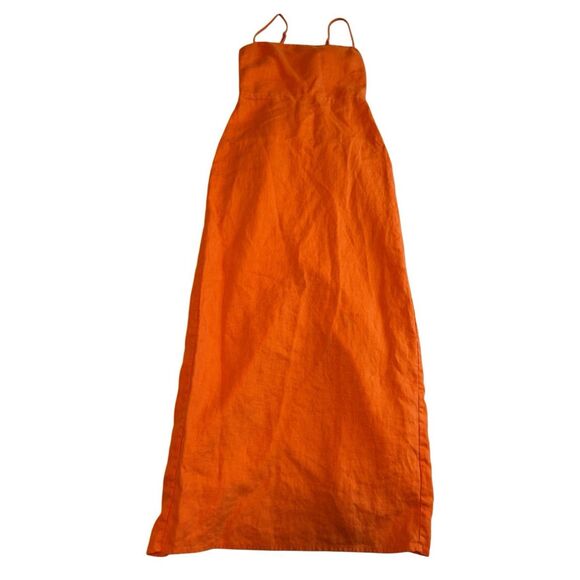 Reformation Orange Maxi Dress - Picture 1 of 11